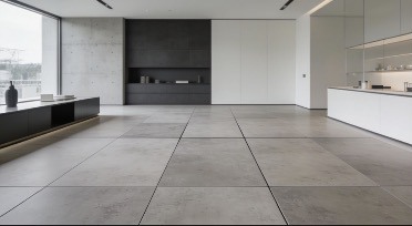 Carrelage grand format intérieur